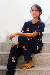 Gray Cozy Bear Hug Nightwear