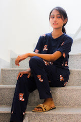 Gray Cozy Bear Hug Nightwear