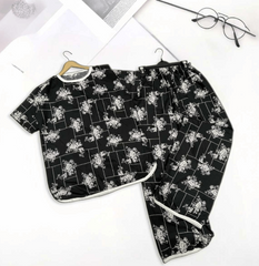 MOONLIT GARDEN PRINTED SHIRT AND TROUSER