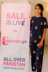 Gray Cozy Bear Hug Nightwear