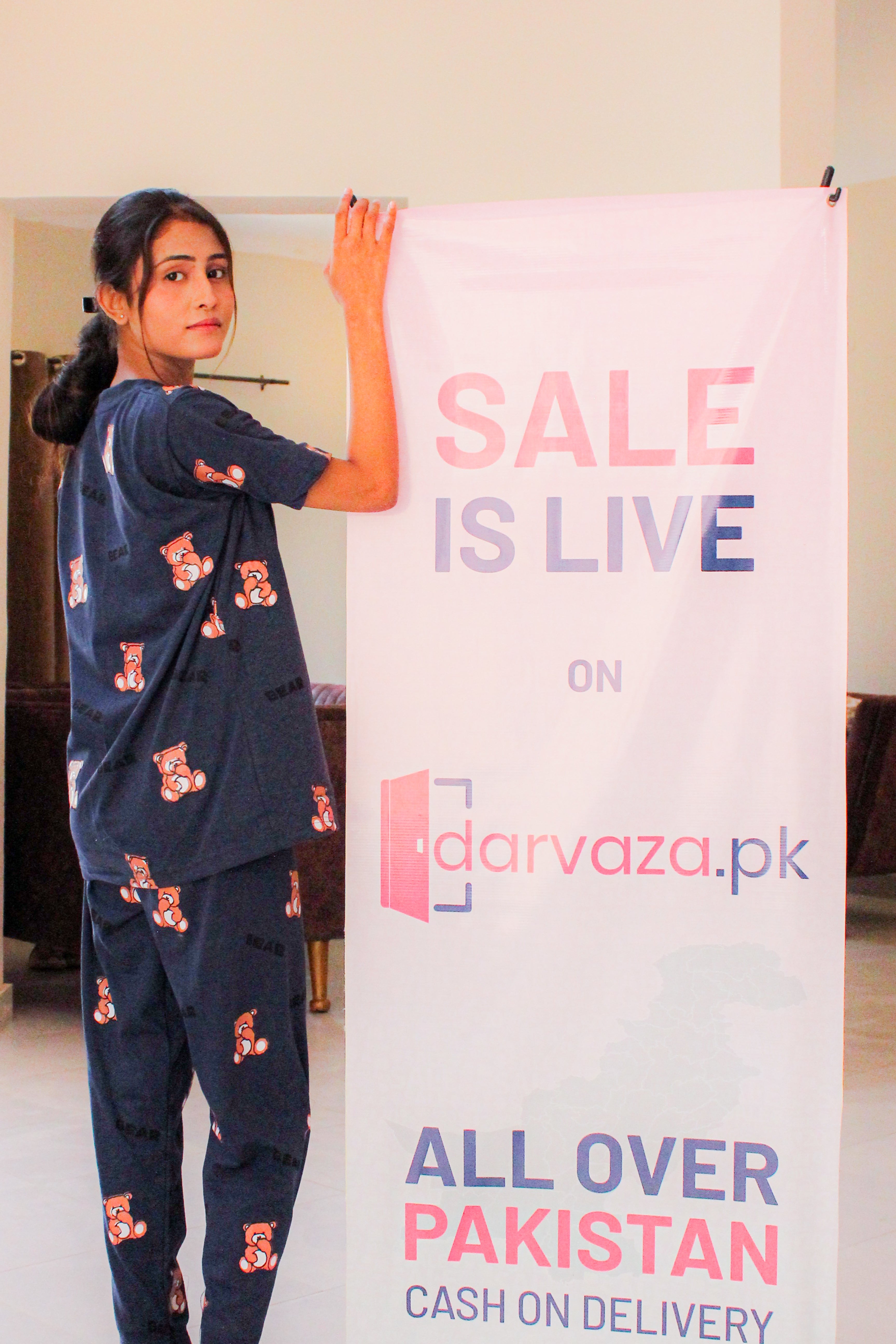 Gray Cozy Bear Hug Nightwear