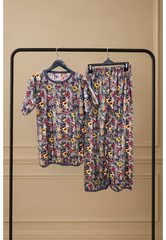 CHIC IN BLOOM PRINTED SHIRT AND TROUSER