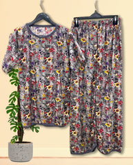 CHIC IN BLOOM PRINTED SHIRT AND TROUSER