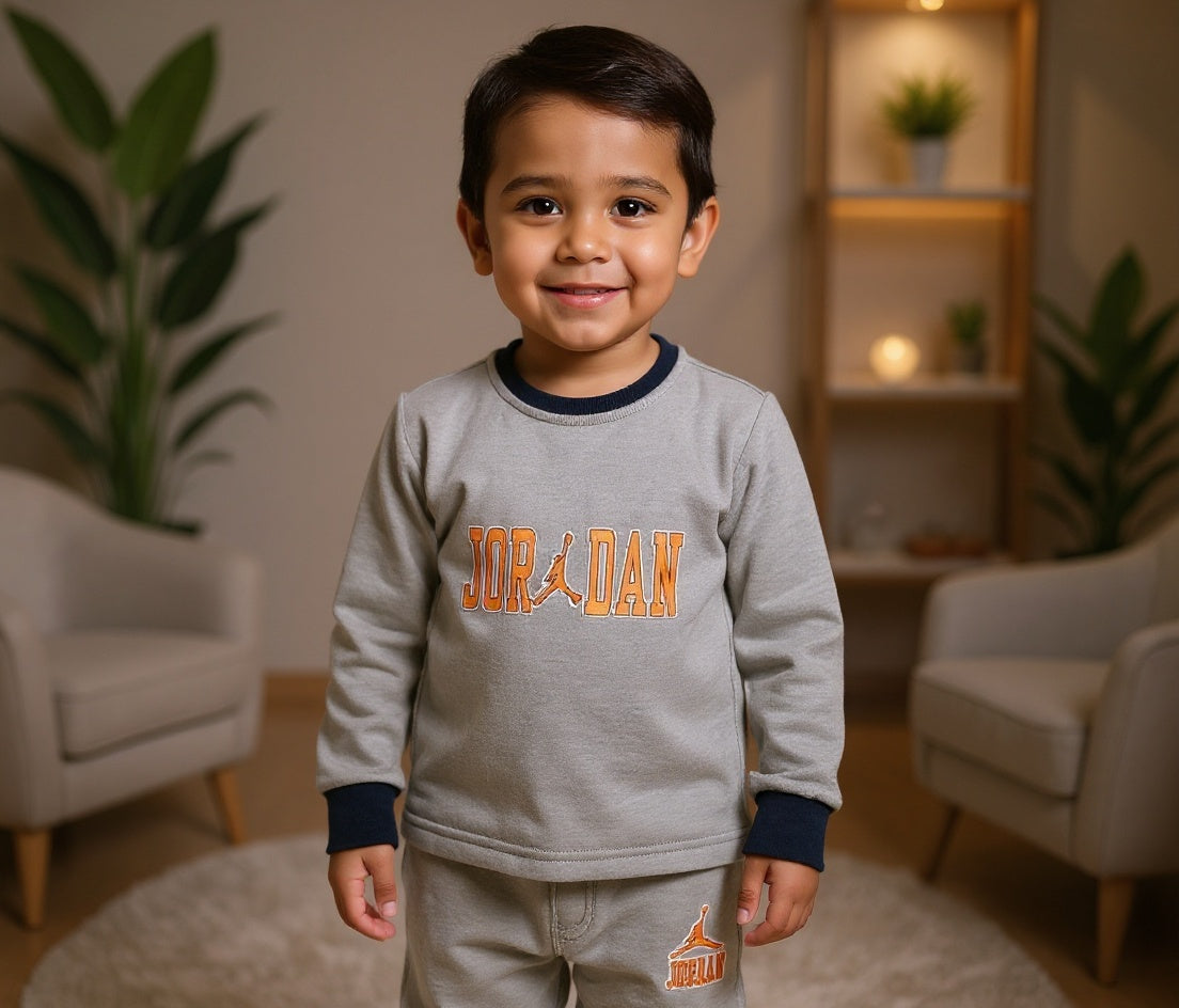 Grey Jord Track Suit for Kids
