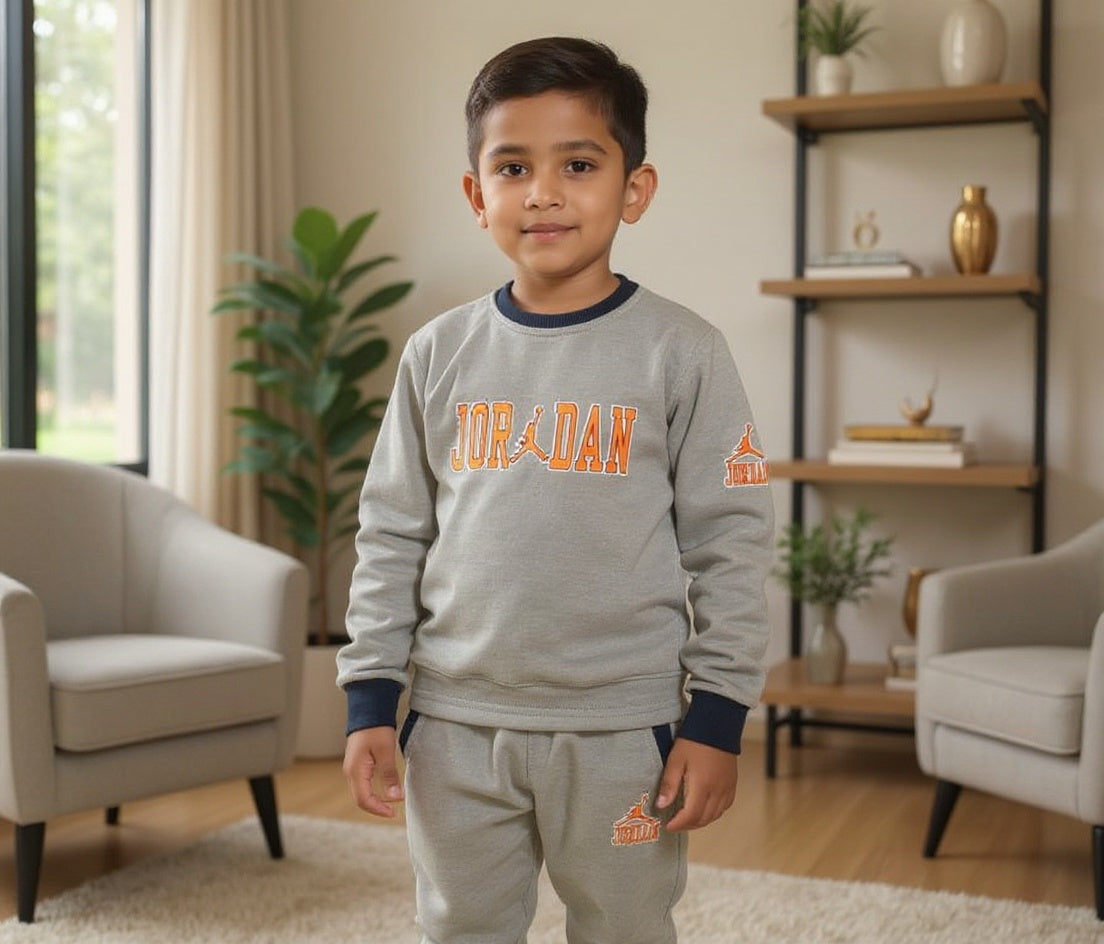 Grey Jord Track Suit for Kids