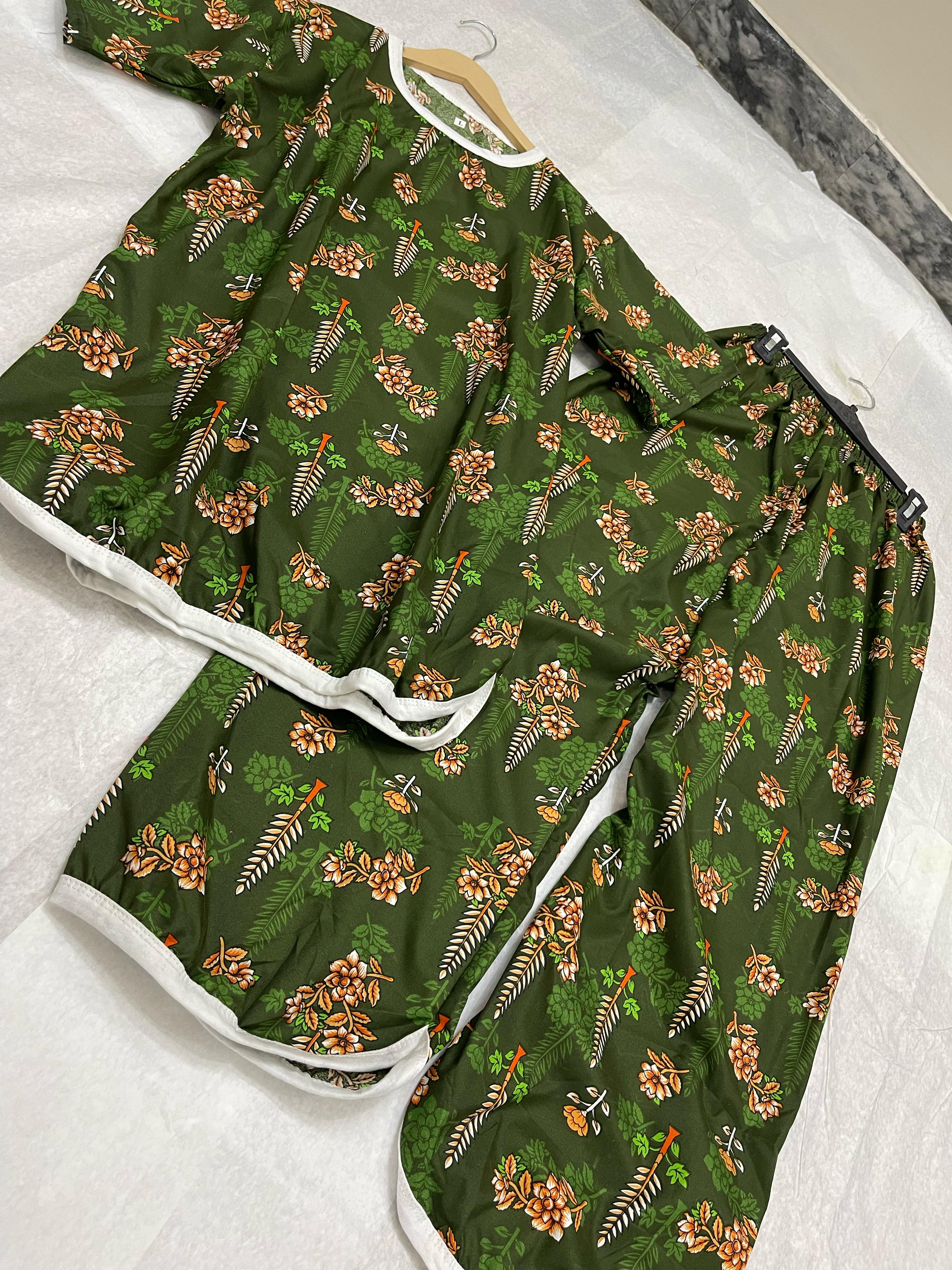 FOREST BLOOM PRINTED SHIRT AND TROUSER