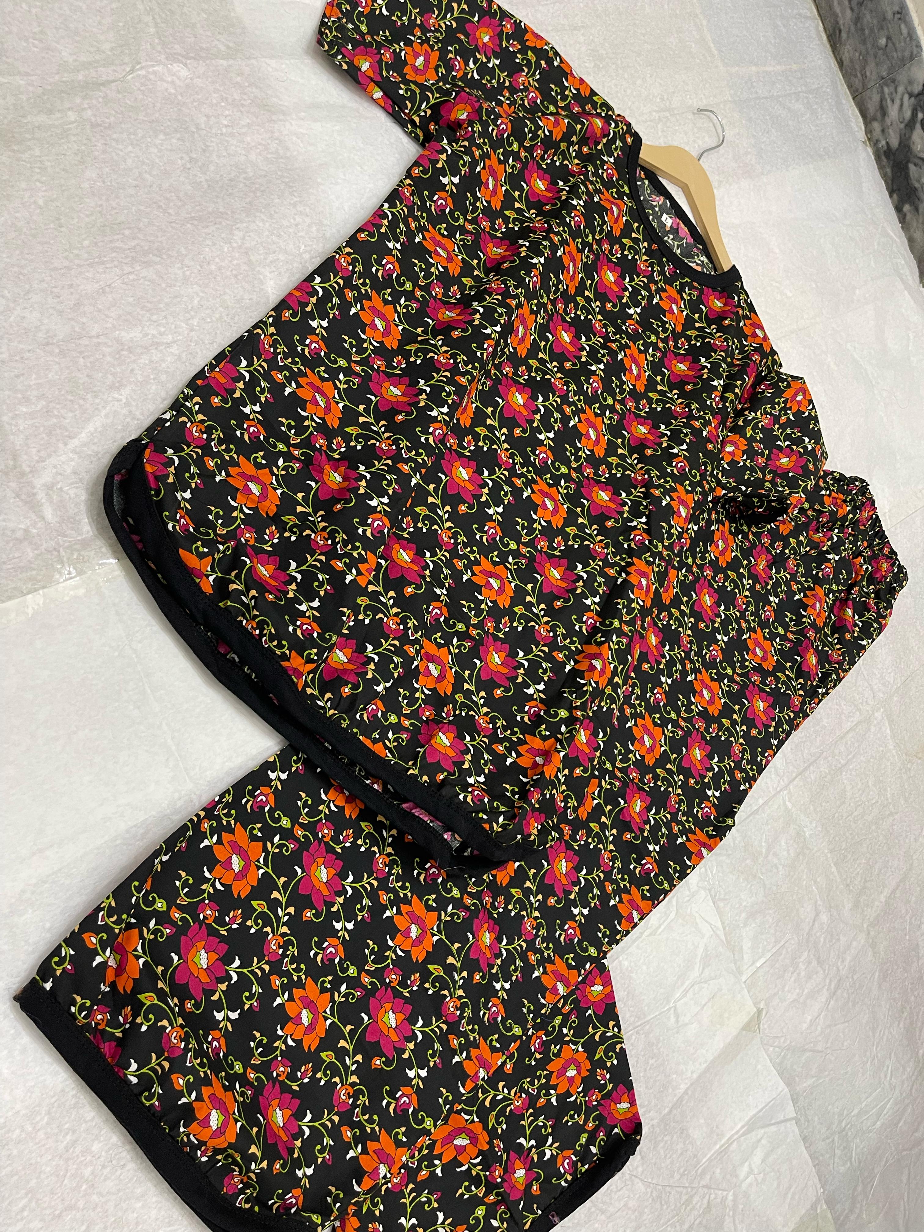 TWILIGHT BLOOM PRINTED SHIRT AND TROUSER