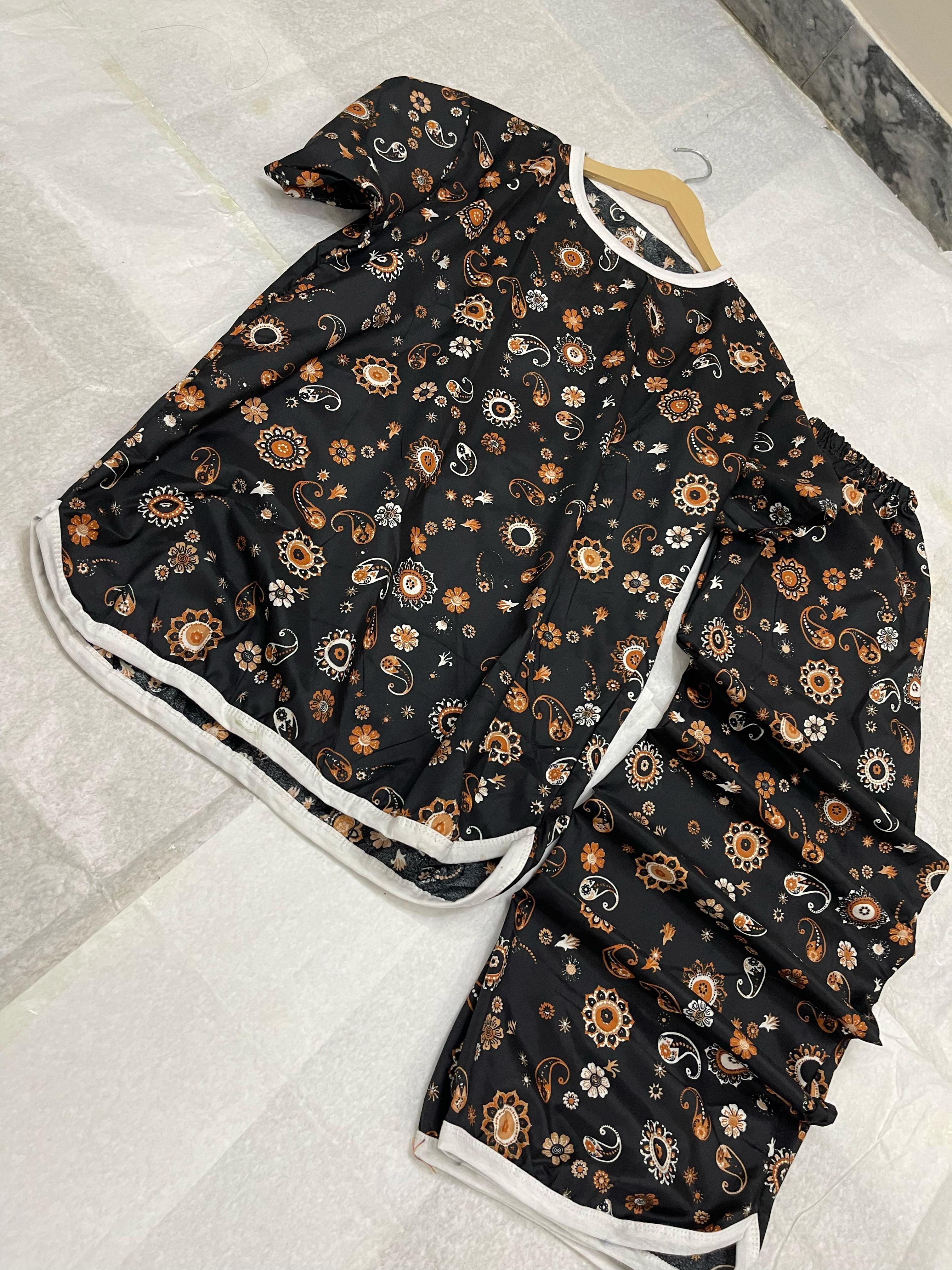 FLORAL SWIRL PRINTED SHIRT AND TROUSER