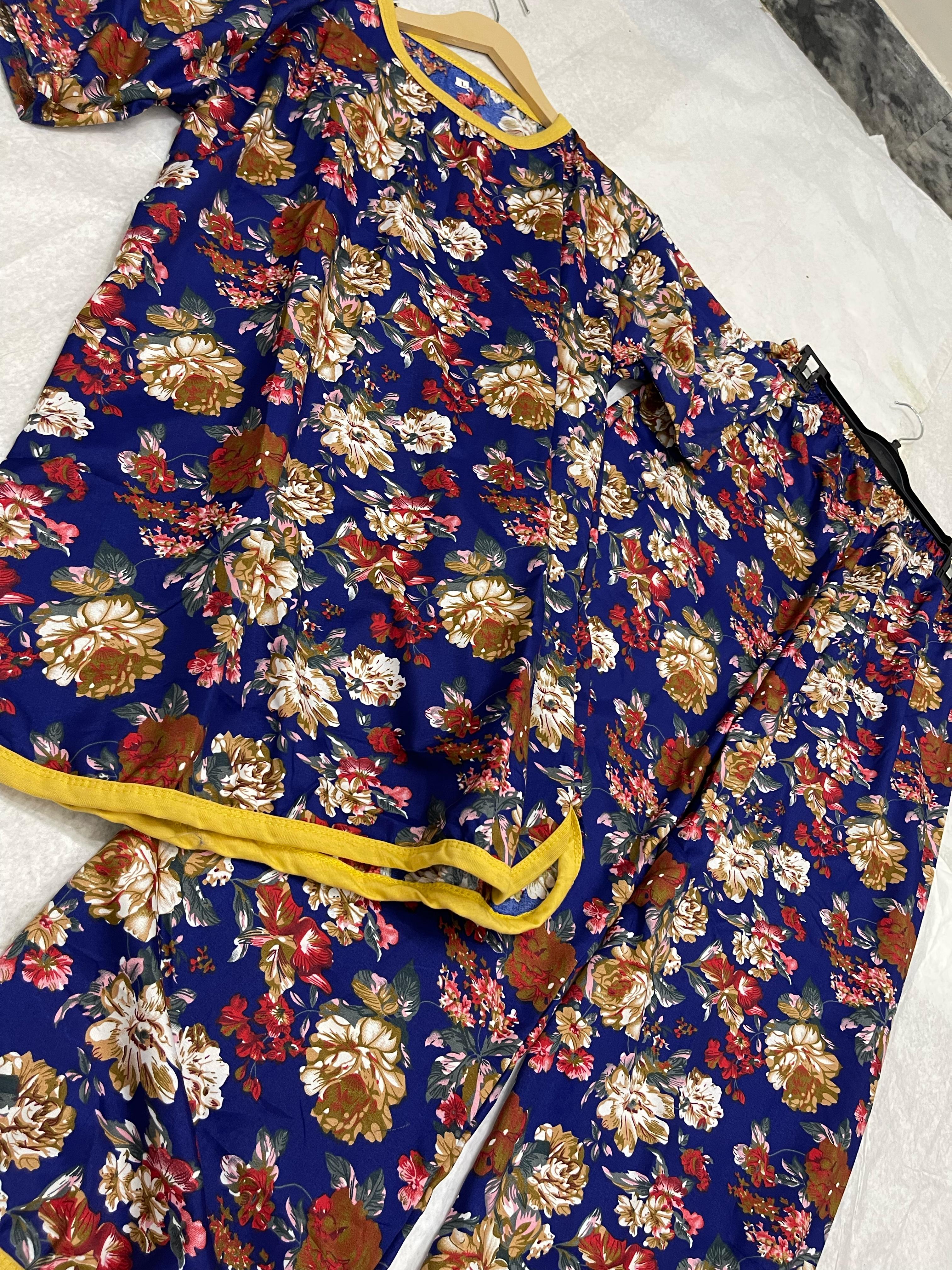 SAPPHIRE AUTUMN PRINTED SHIRT AND TROUSER