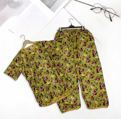 SECRET GARDEN BLOOM PRINTED SHIRT AND TROUSER