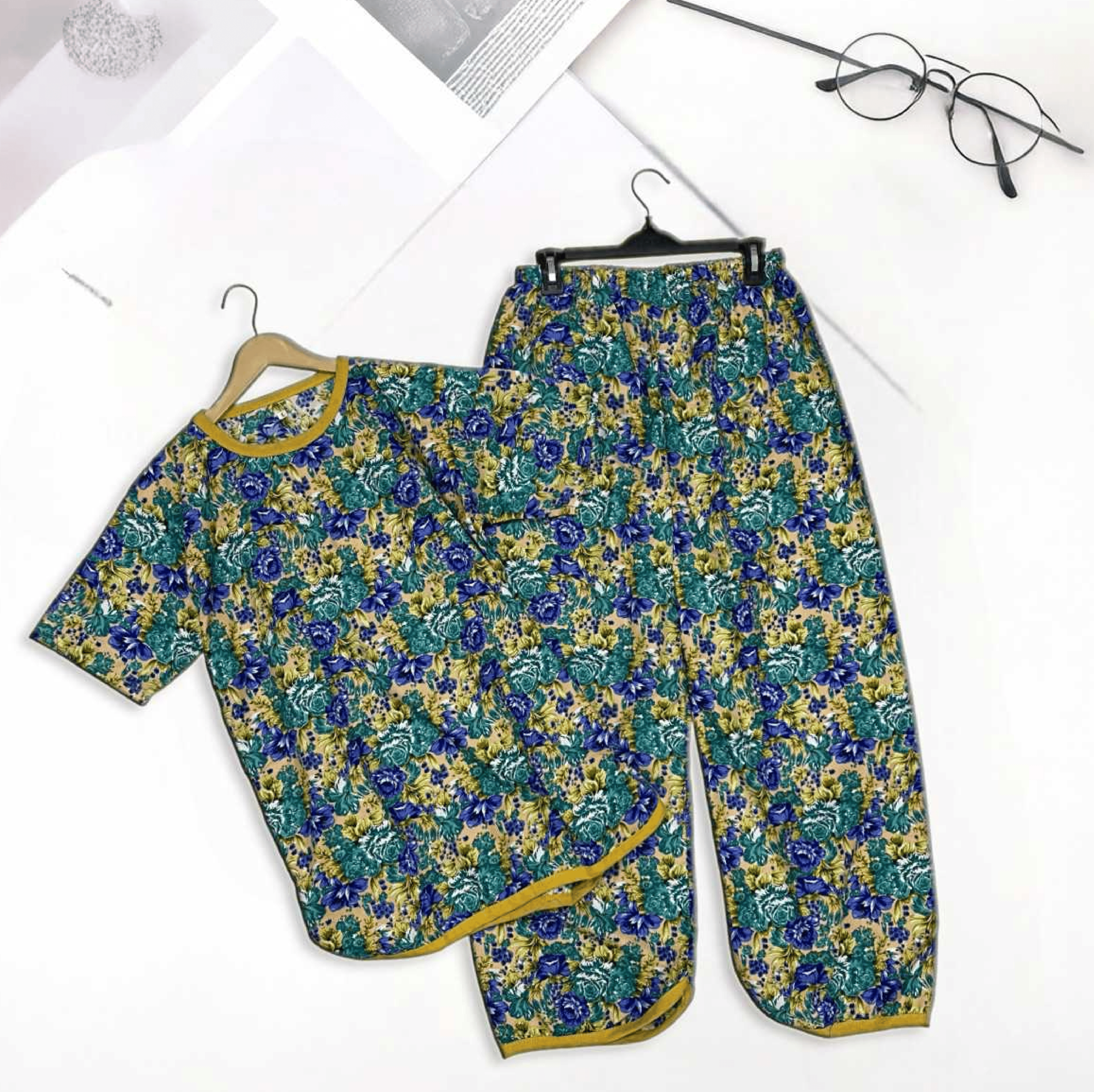 DREAMY FLORAL ESCAPE PRINTED SHIRT AND TROUSER