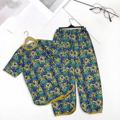 DREAMY FLORAL ESCAPE PRINTED SHIRT AND TROUSER