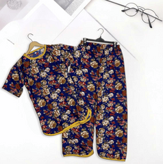 SAPPHIRE AUTUMN PRINTED SHIRT AND TROUSER