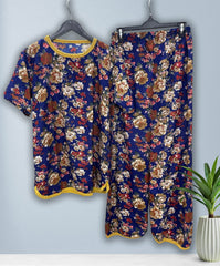 SAPPHIRE AUTUMN PRINTED SHIRT AND TROUSER