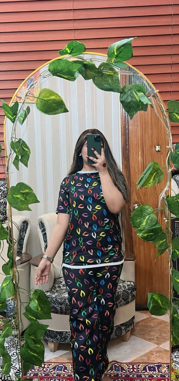 COLORPOP NOIR  PRINTED SHIRT AND TROUSER